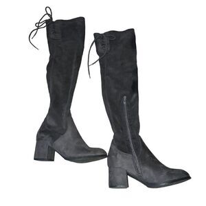 Women's Dream Pairs Brown Faux Suede Over the Knee Boots